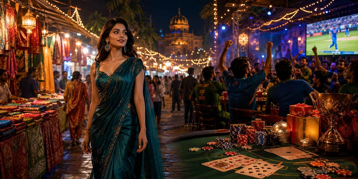 রাজশাহীর রাতের বাজারে ক্রিকেট বেটিং উপভোগ করছেন একজন ব্যবহারকারী